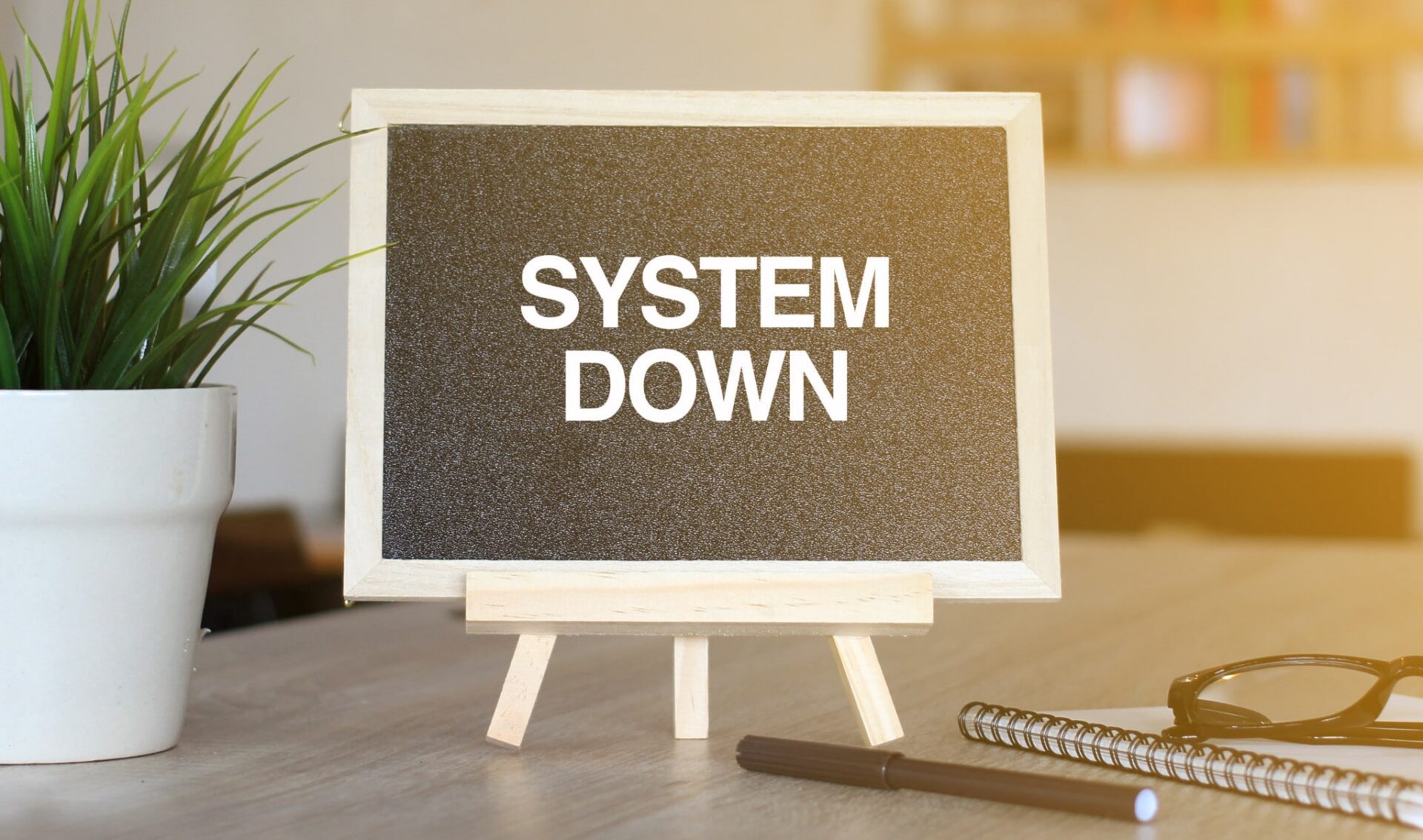 Common Downtime Scenarios system downtime impact sign