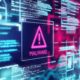 Malware cybersecurity computer screen
