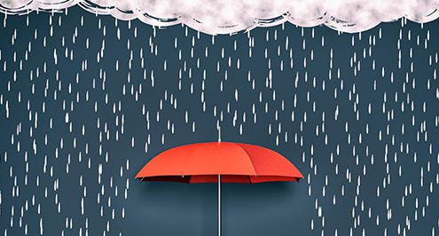 Umbrella symbolizes an MSP