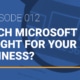 which microsoft plan is right for your business?