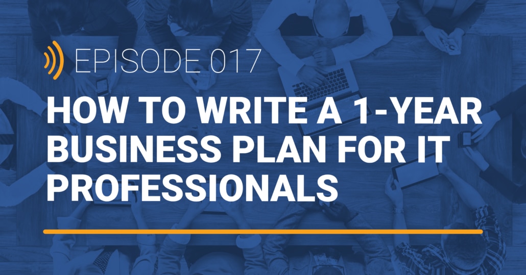 how to write a one year business plan