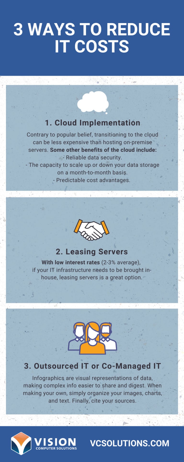 3 Ways to Reduce IT Costs Info Graphic