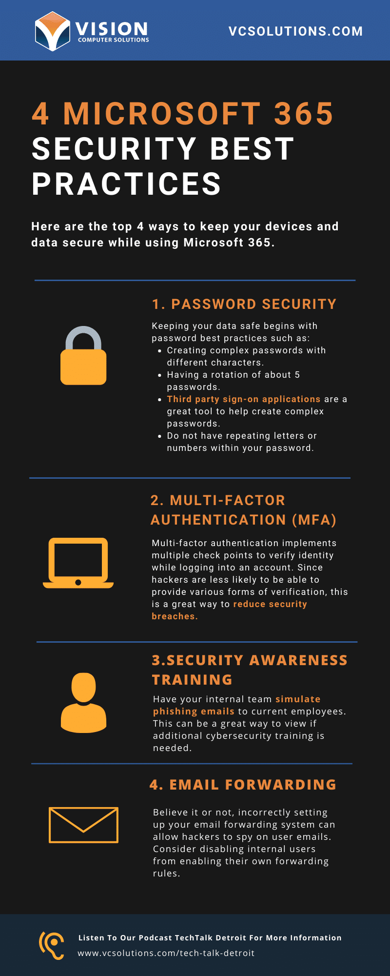 Microsoft 365 Security Info Graphic