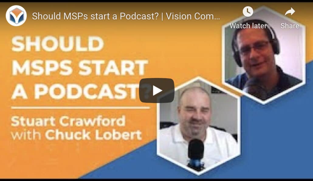 Chuck Lobert From Vision Computer Solutions The MSP Show