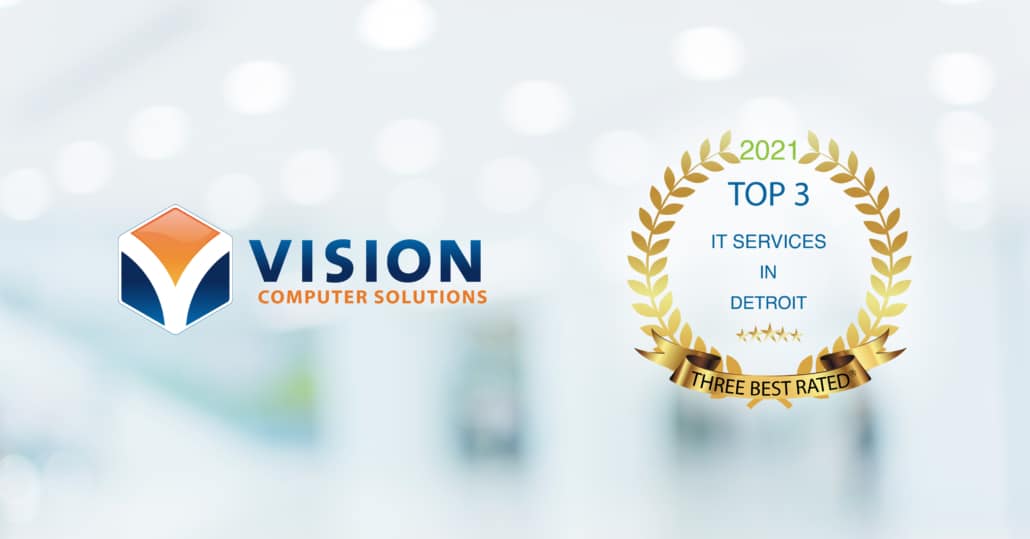 vision computer solutions awarded top 3 best IT services company in detroit