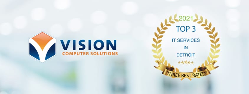 vision computer solutions awarded top 3 best IT services company in detroit