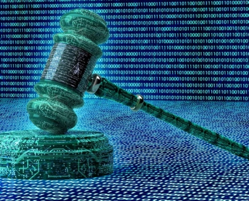 Gavel image depicting technology solutions for legal firms